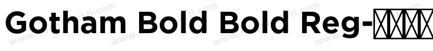 Gotham Bold Bold Reg字体转换